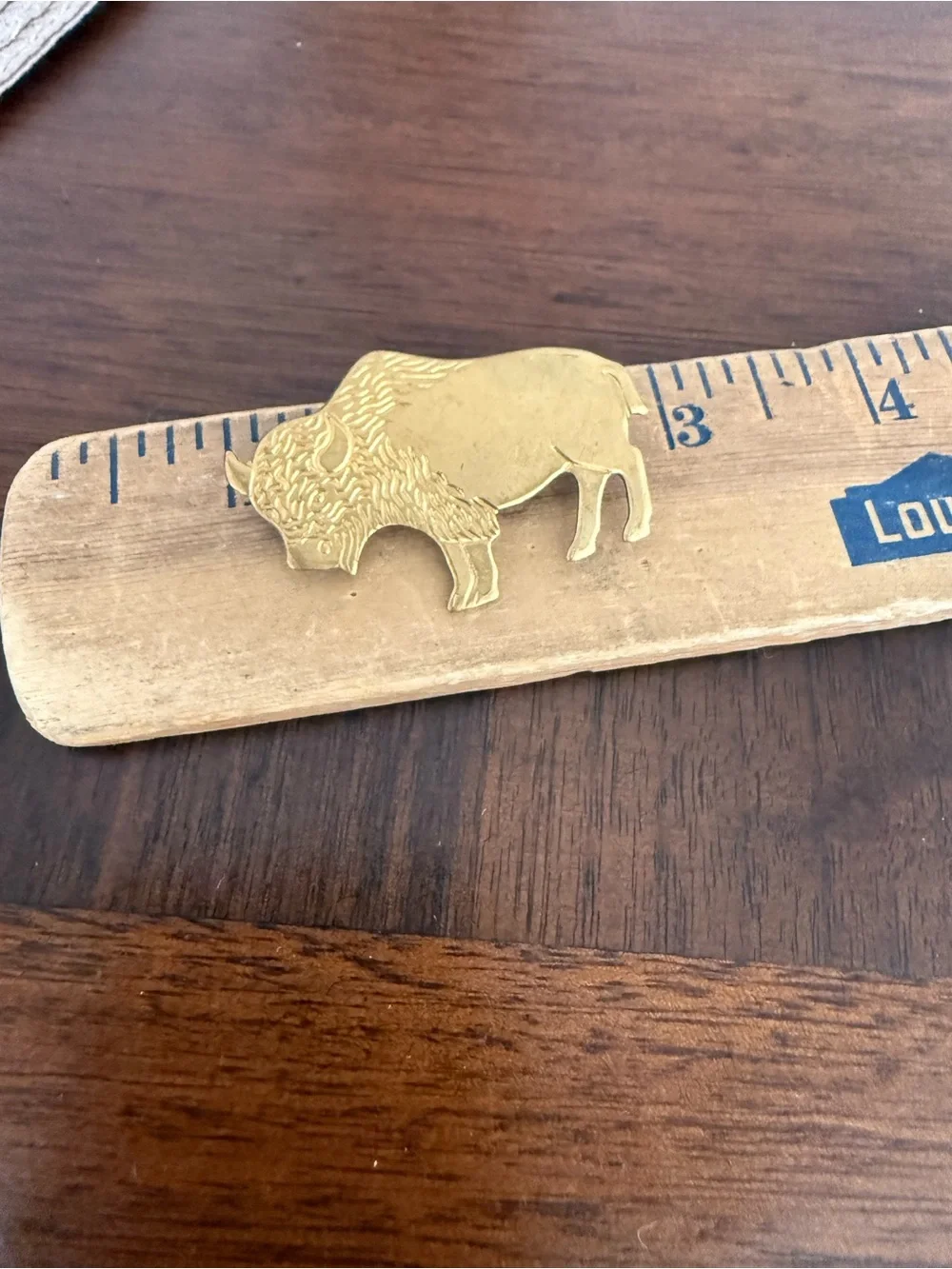 Vintage Bull Brooch